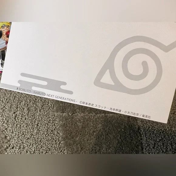 Boruto Naruto Next Generations Clear File Photo Case & Postcard Japan Anime - Picture 13 of 14